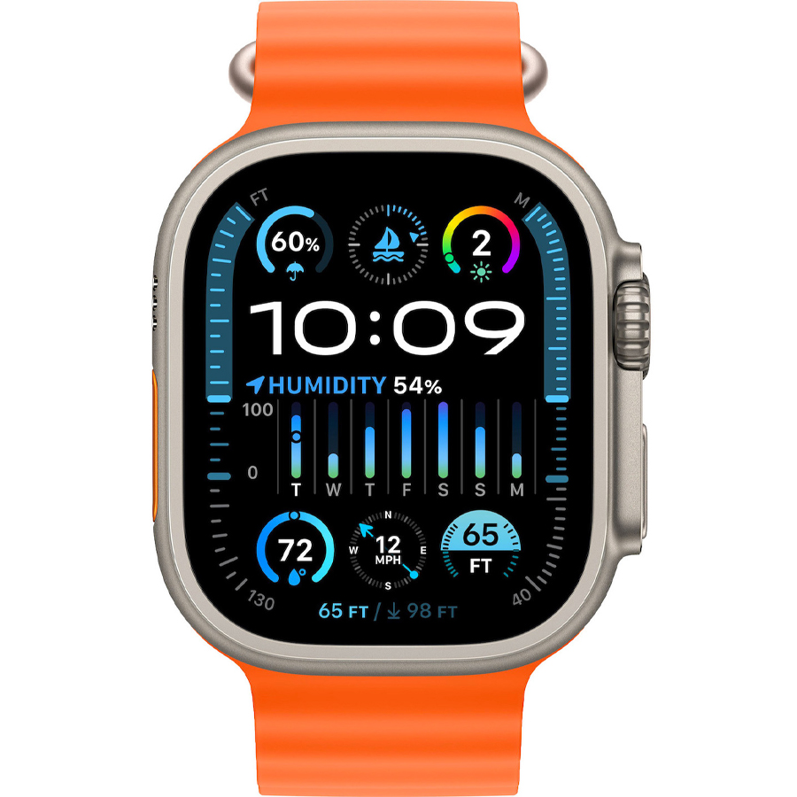 Apple Watch Series Ultra 2 Orange Ocean Band