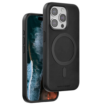 Чехол Puloka с Mag Safe для iPhone 15 Pro, Black