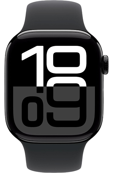 Apple Watch Series 10 + Sport Band Jet Black