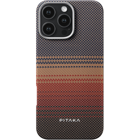 Чехол Pitaka Tactile Woven case для iPhone 16 Pro Max - Sunset