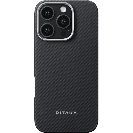 Чехол Pitaka Ultra-Slim Case для iPhone 16 Pro Max - Чёрный