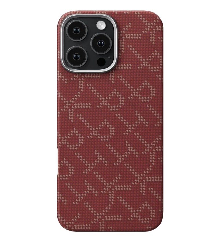 Чехол Pitaka Tactile Woven Monogram Case, для iPhone 16 Pro Max